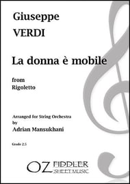 La donna e mobile Orchestra sheet music cover Thumbnail